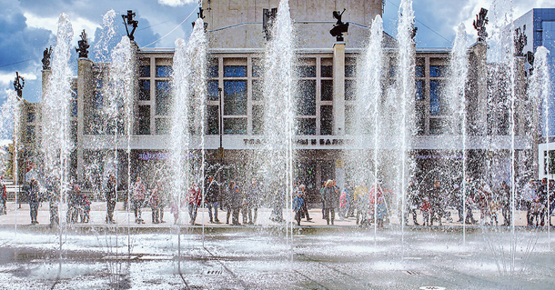 ​В Ижевске запрограммируют фонтан на Центральной площади.