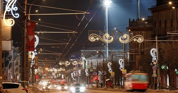 ​Дополнительную иллюминацию планируют смонтировать в Ижевске к Новому году.