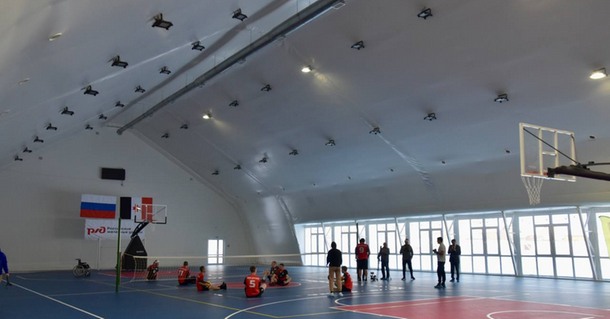 В Ижевске открыли физкультурно-оздоровительный комплекс на стадионе «Локомотив».
