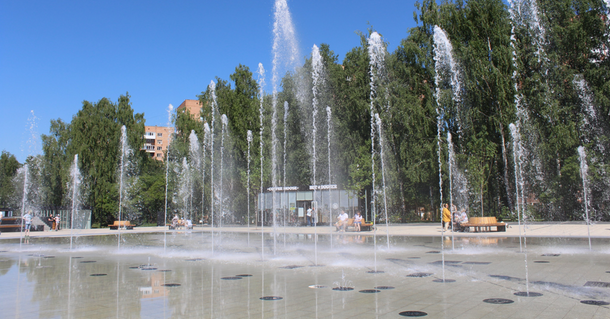 ​Светомузыкальный фонтан на Центральной площади планируется запустить 1 мая.