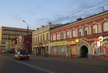 Ансамбль купеческих зданий на ул. М. Горького.